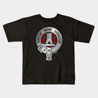 Clan MacLean Crest & Tartan Kids T-Shirt